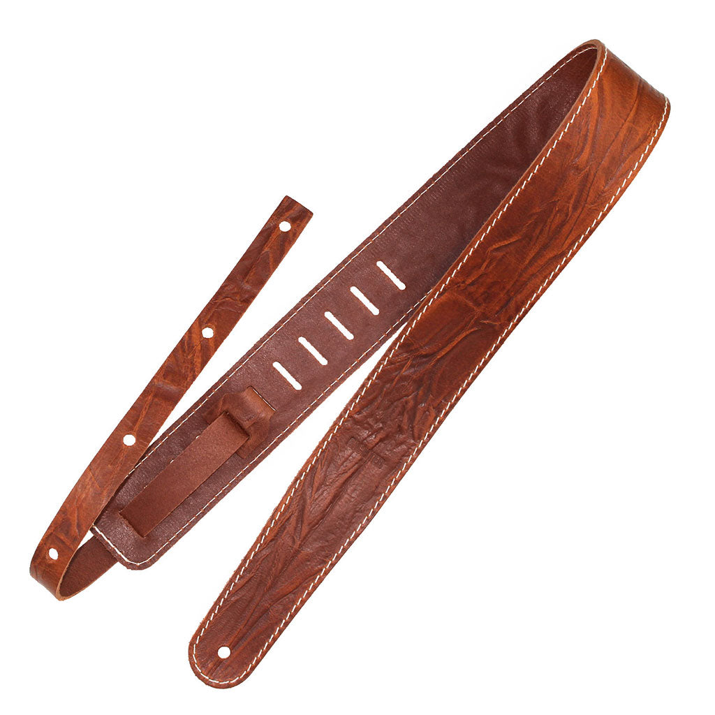 Richter Guitar Strap RAW II CONTOUR WRINKLE TAN #1516