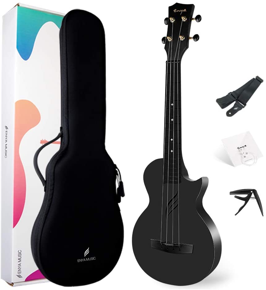 Enya Nova U Carbon Schwarz Ukulele
