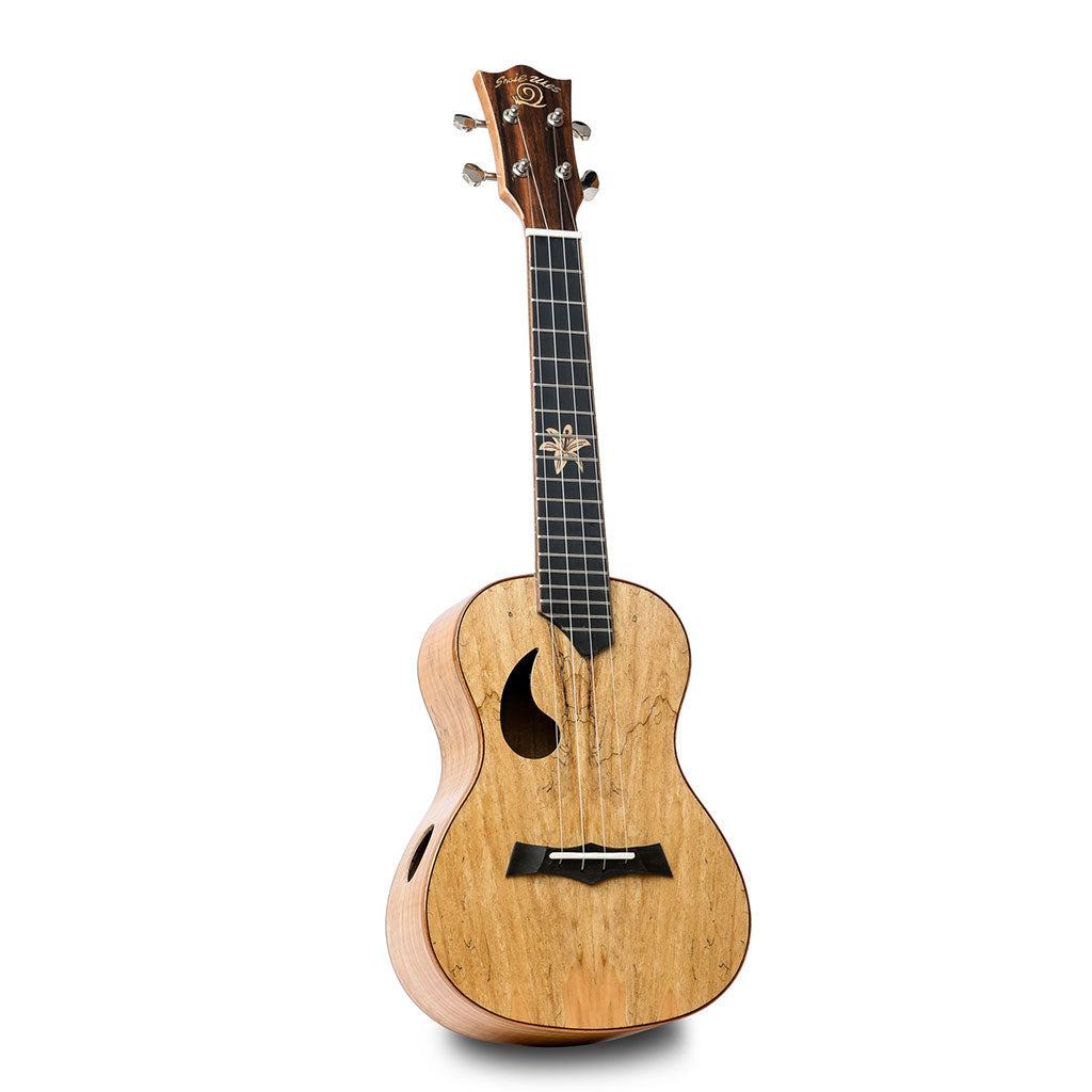 Snail BH-1C Spalted Maple Concert Ukulele Gloss Finish
