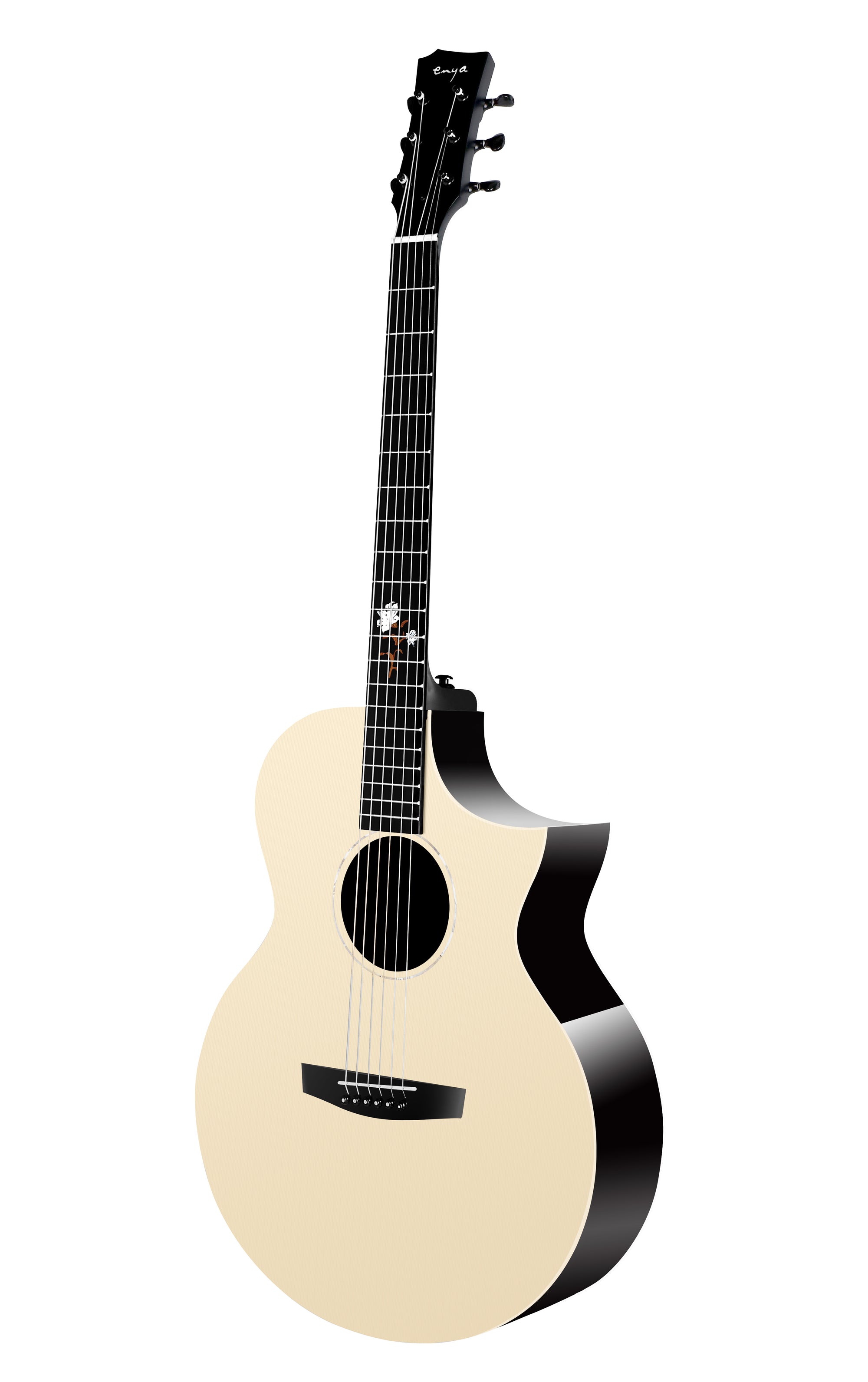 Enya X2C-Pro-E Guitare électro-acoustique avec pan coupé