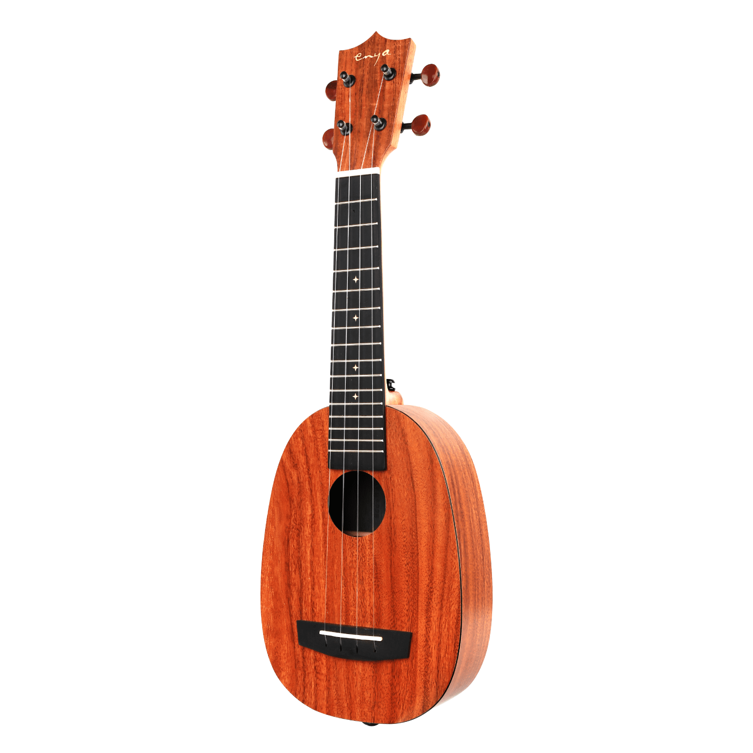 Enya EUR-X1 HPL Runde Koa-Ukulele