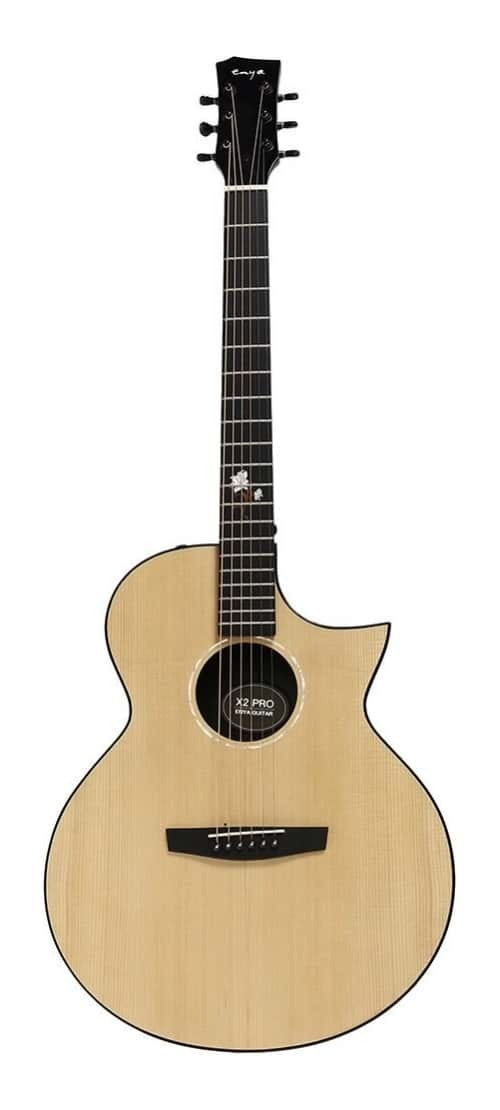 Enya EA-X2CPROEQ Electro-acoustic Guitar with Cutaway - Red Chilli