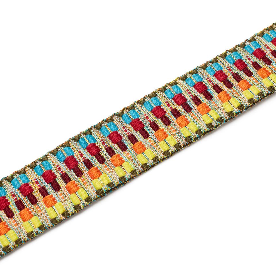 ISUZI UKLL-50 Premium Blue/Yellow Pattern Ukulele Strap