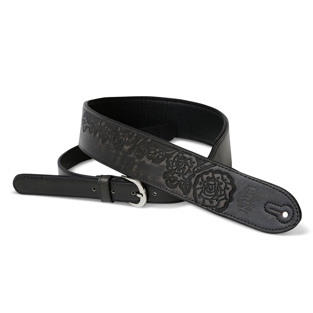 ISUZI LIF06 Light Brown Leather guitar strap