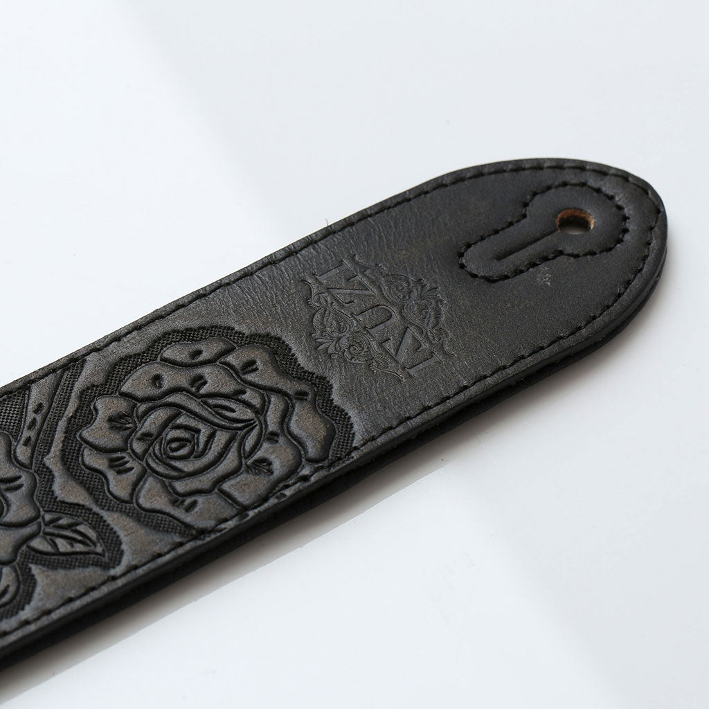 ISUZI LIF06 Light Brown Leather guitar strap