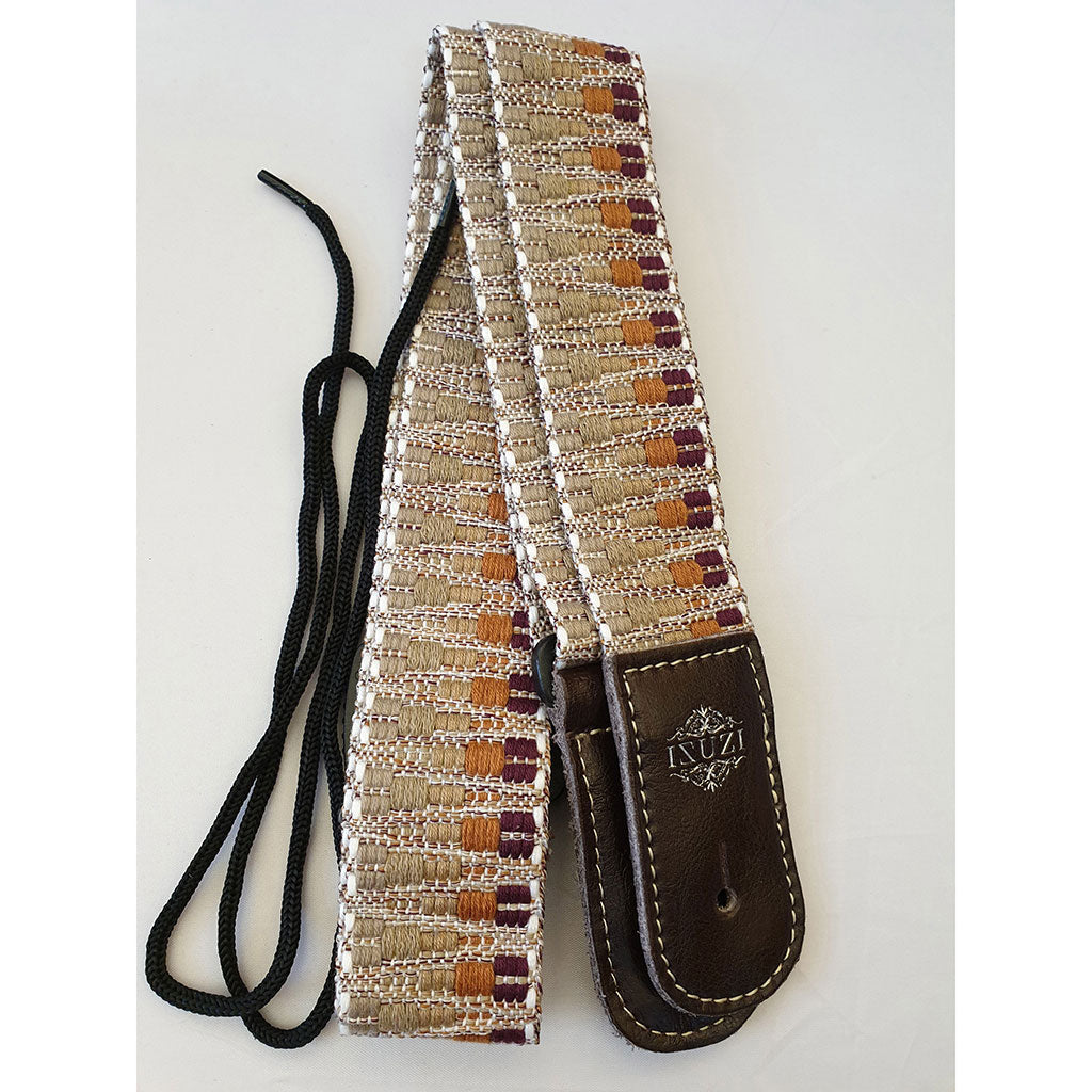 ISUZI UKLL-50 Premium Light Brown Pattern Ukulele Strap