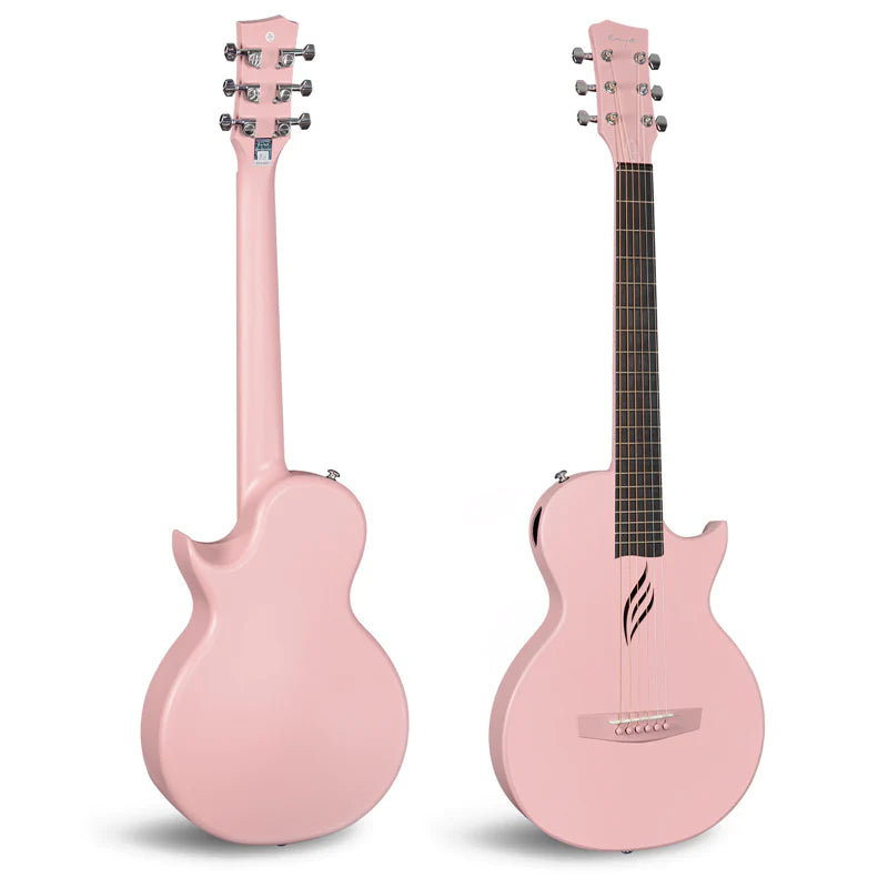 Enya Nova Go AI Pink Carbon Fibre Electro-Acoustic Guitar