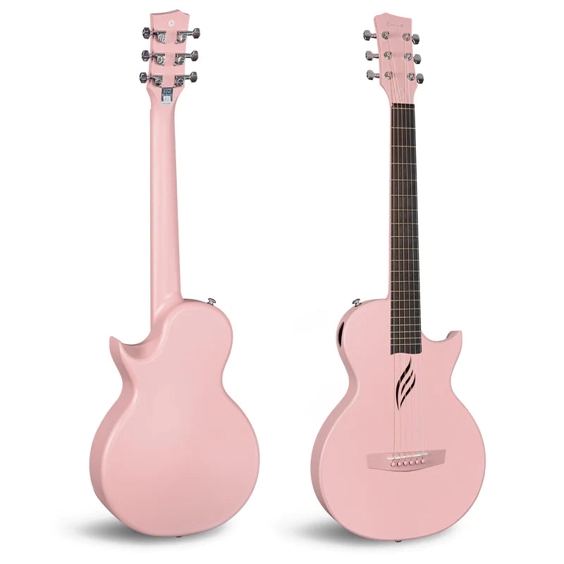 Nova Go AI Pink Carbon Fiber Electro-Acoustic Guitar