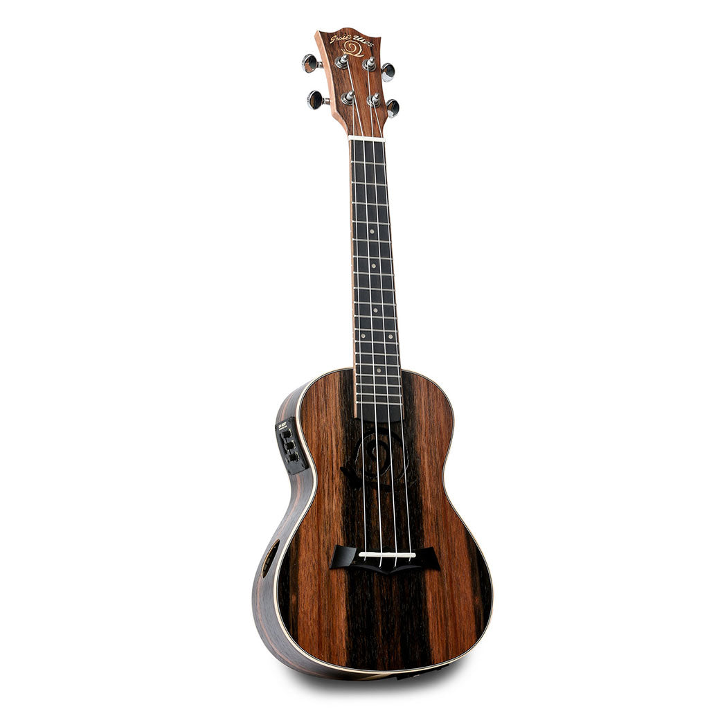 Snail UKC-483EQ Electro-Acoustic Ebony Concert Ukulele