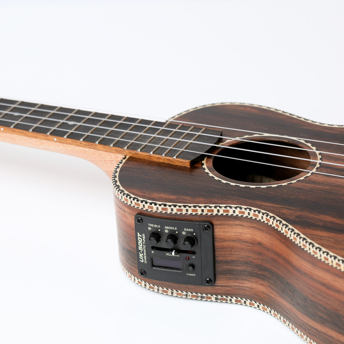 Snail UKS-E220EQ Electro-Acoustic Ebony Soprano Ukulele