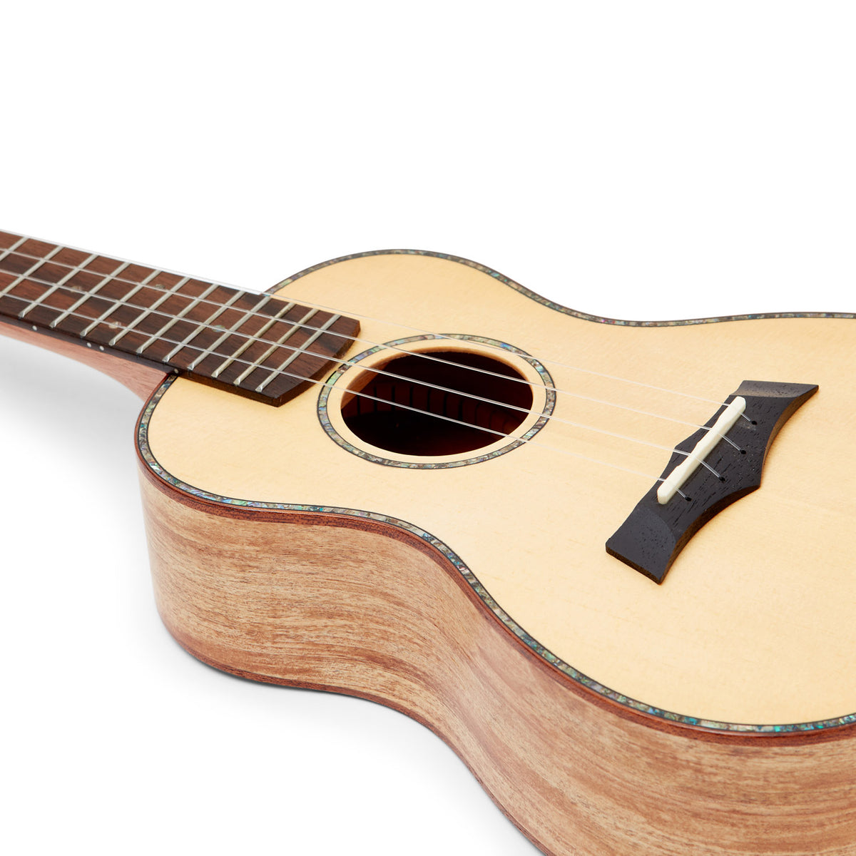 Snail UKC-380 Solid Spruce Top, Spalted maple back &amp; Sides Concert Ukulele