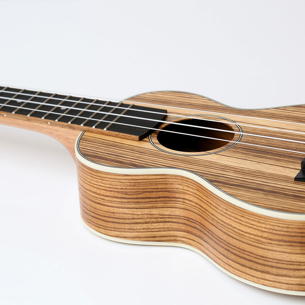 Snail UKS-215E Zebrawood Soprano Ukulele