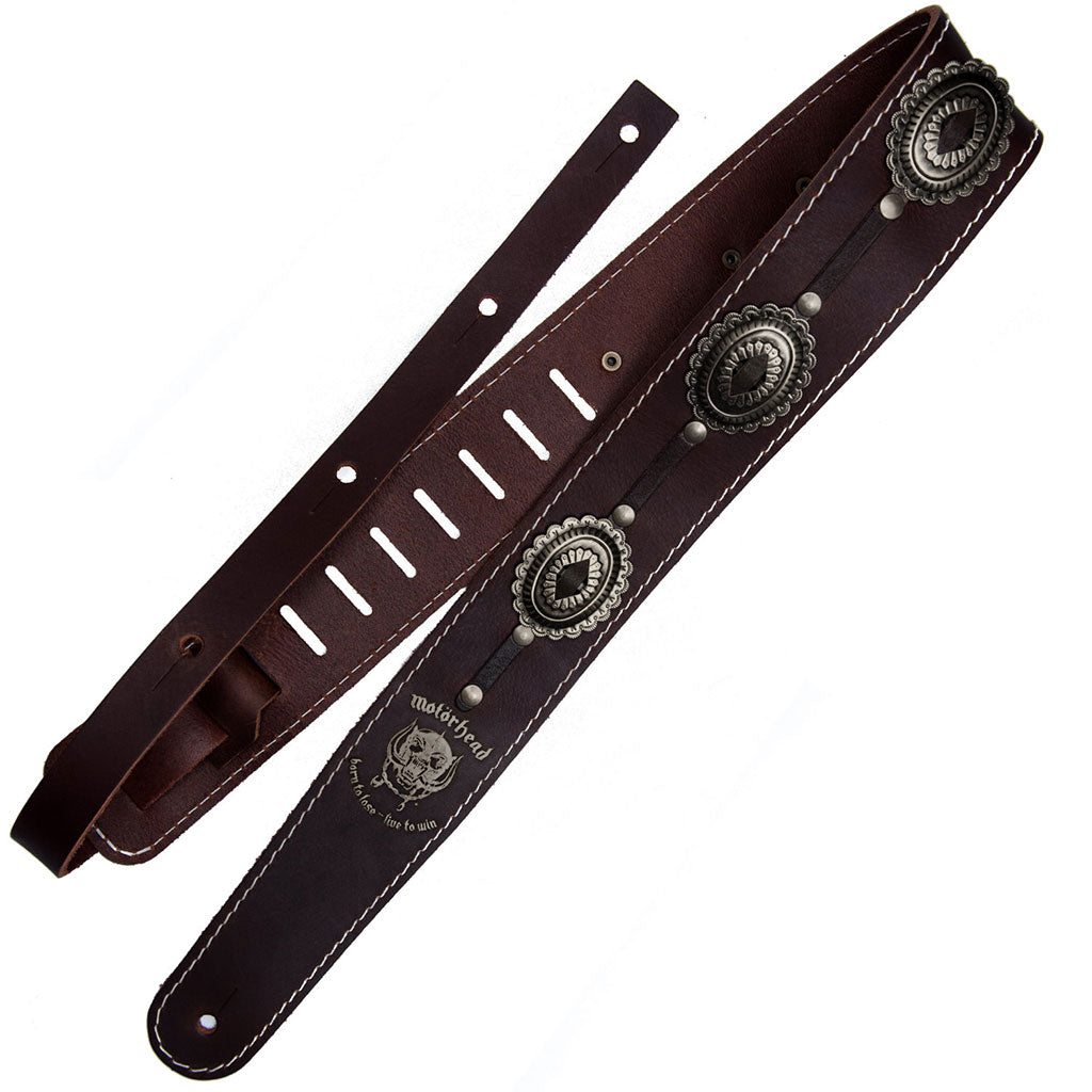 MOTÖRHEAD Guitar Strap Brown/Old Silver #1567