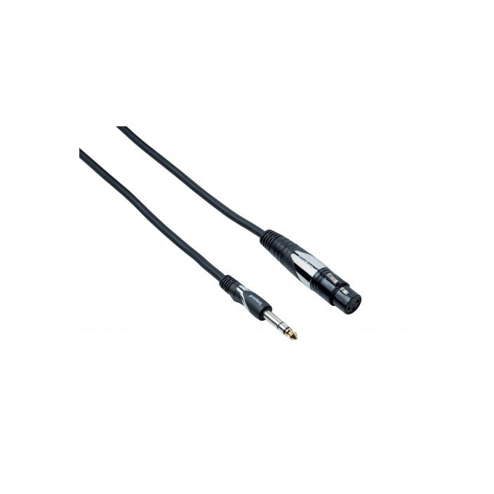 Bespeco HDSF600 Microphone female XLR to Stereo Jack 6m