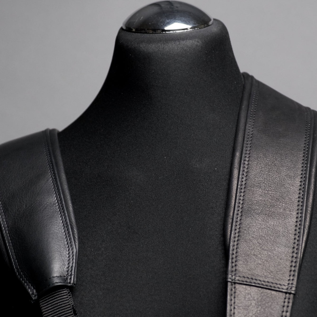 RICHTER DOUBLE GUITAR STRAP MATT HEAFY BLACK Model 1613