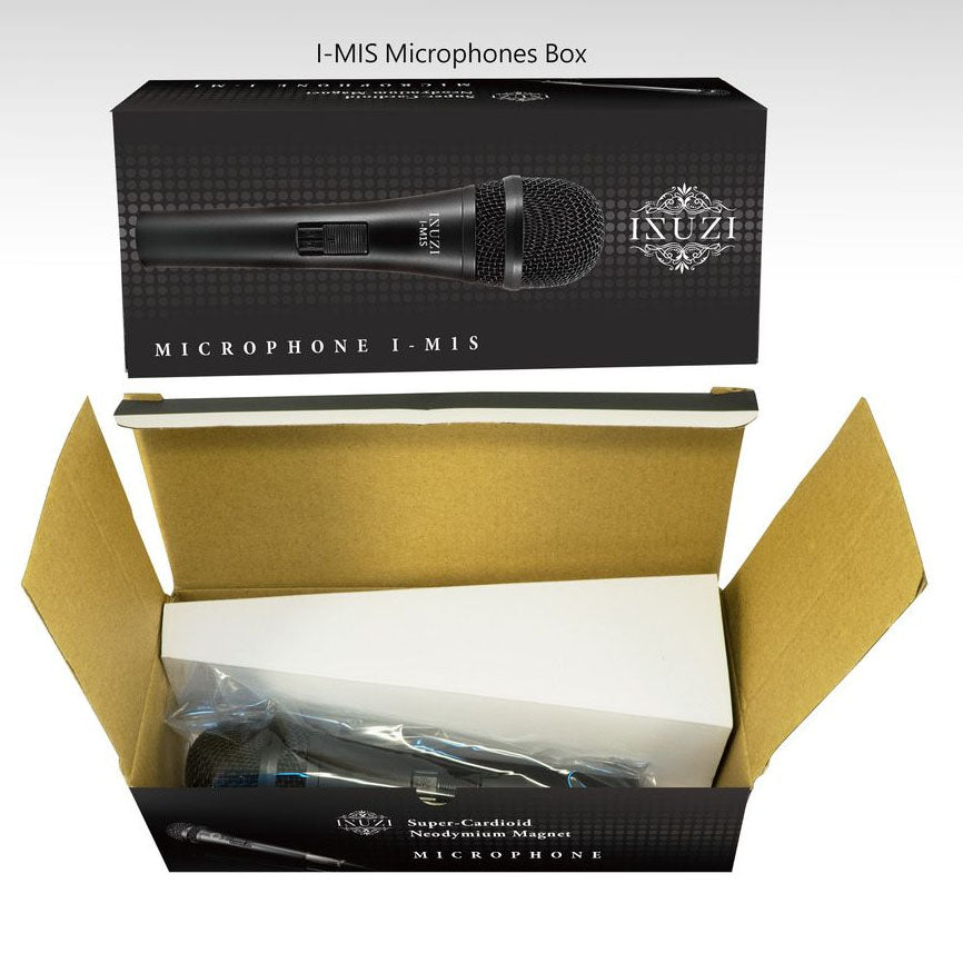 Isuzi I-M1S - Neodymium Magnet Dynamic Microphone with XLR to XLR cable