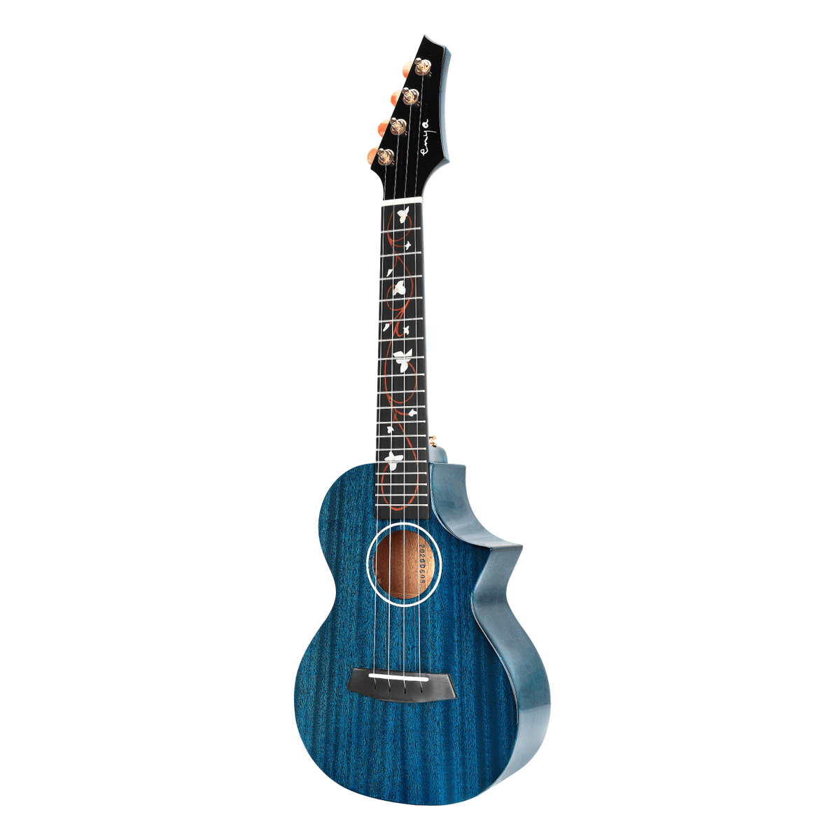 Enya EUT-M6 Blue All Solid Mahogany Tenor Ukulele