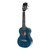 Enya MAD Blau Massiv Mahagoni Konzert Ukulele