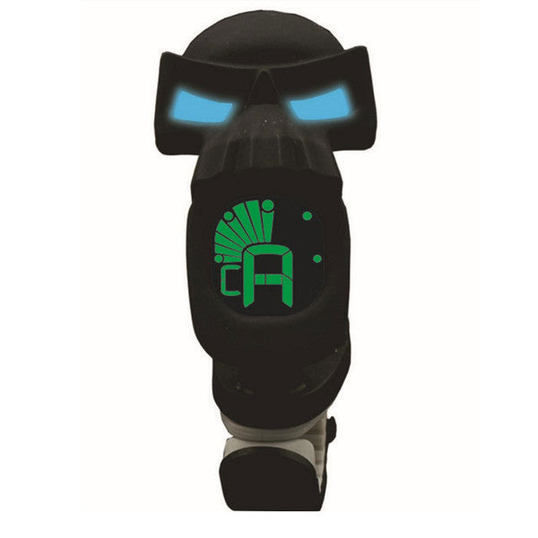 Swiff B73 Skull - BLACK Chromatic Tuner for Guitar, Bass, Ukulele &amp; Violin