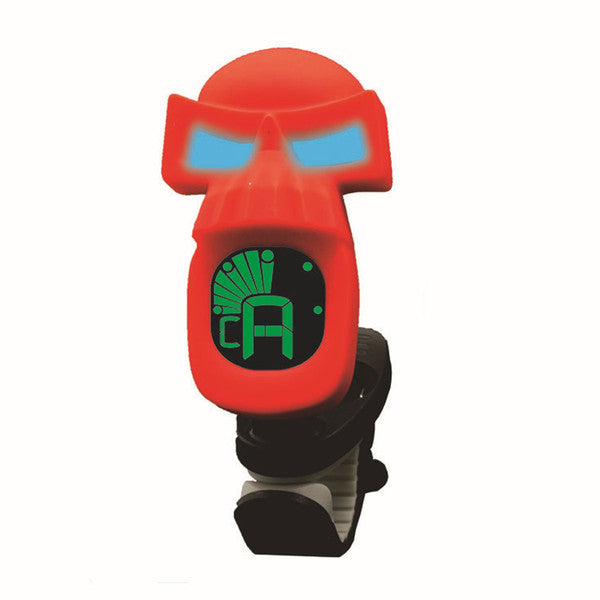 Swiff B73 Skull - Red Chromatic Tuner for Guitar, Bass, Ukulele &amp; Violin