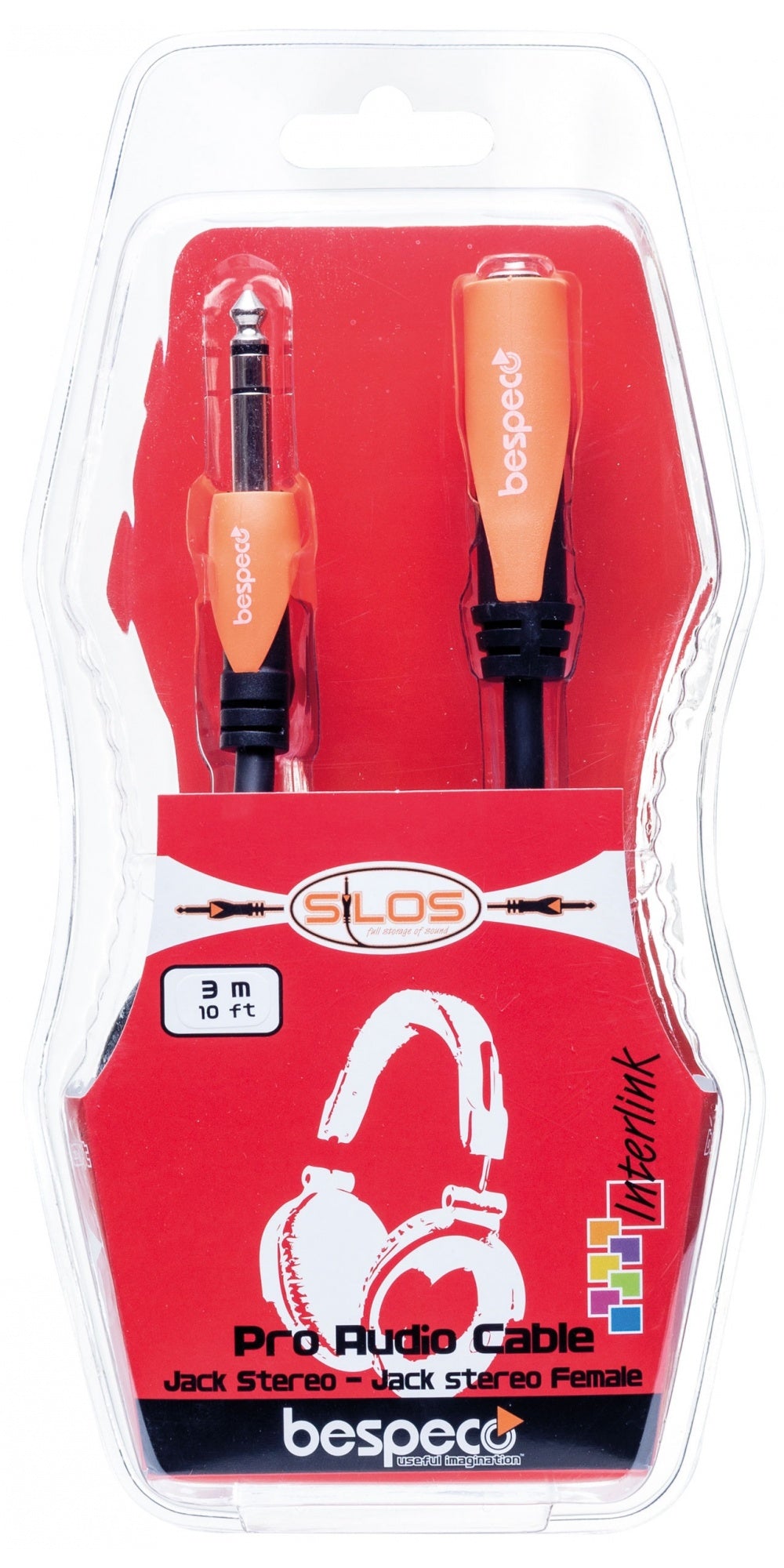 Bespeco SLFJJ500 5m Headphone extension cable