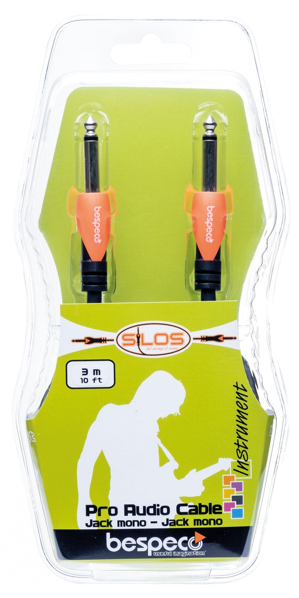 Bespeco SLJJ300 3m (10 foot) jack to jack cable