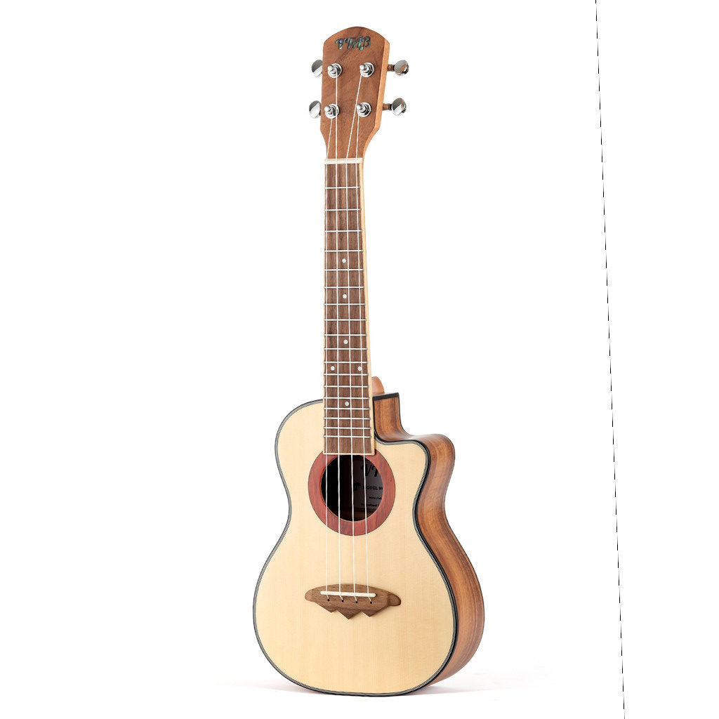 VTAB CS-C50R Solid Spruce Cutaway Ukulele (Left-handed, Right-handed)